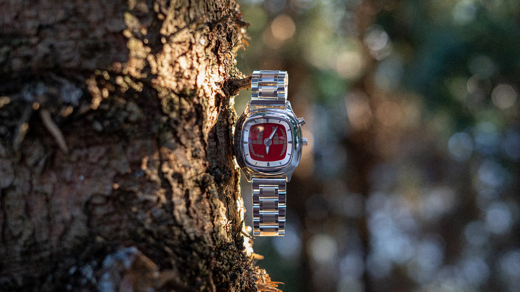 Binary Red - Y2K Watch