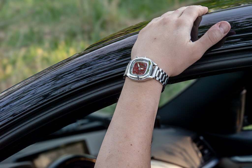 Binary Red - Y2K Watch