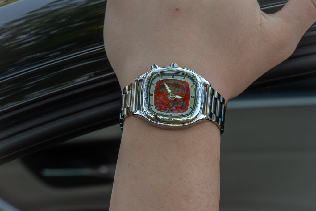 Binary Red - Y2K Watch